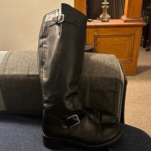 Cole Haan Black Leather Winter Boots
